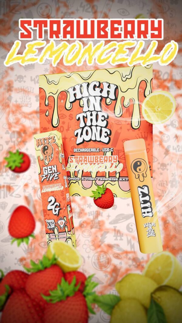 Hitz Disposable Strawberry Lemoncello